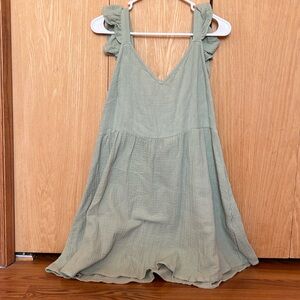 Green summer dress